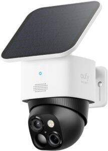eufy Security SoloCam S340, 3K Camara vigilancia WiFi Exterior Solar